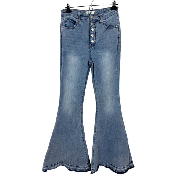 We the Free People Irreplaceable Flare Jean 30 medium wash stretch OB1070992 - Picture 3 of 11